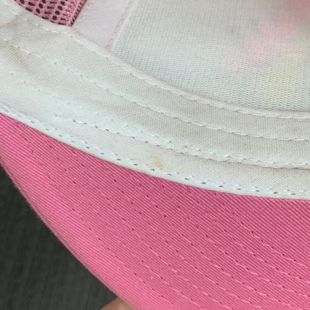 The Classics Yupoong Trucker Hat Womens Adjustable Kelsey Spray Painted Snapback - Picture 13 of 16